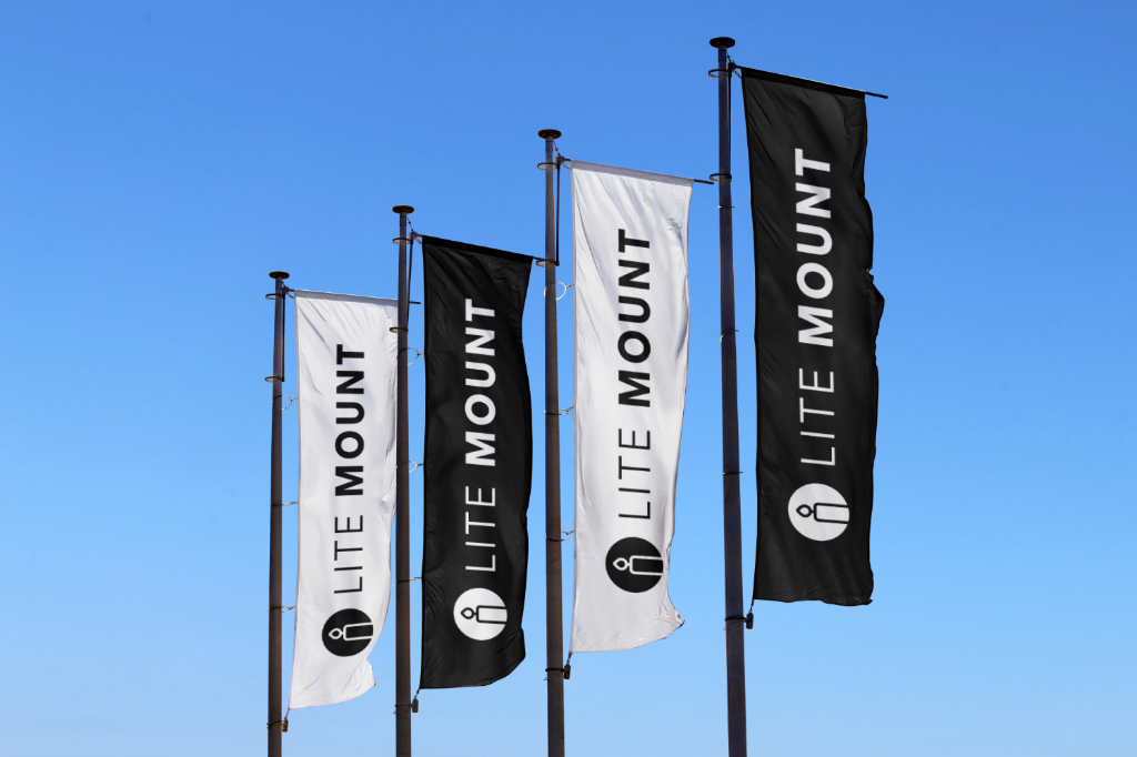 Lite Mount Corporate flags