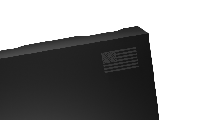 Lite mount poly block is made in the USA to match and fit usa corrugated metal panels